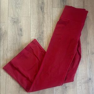 Athleta Salutation Stash Rib Wide-Leg Yoga Pants - Medium